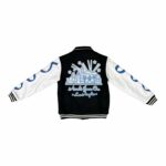 Ribbon Varsity Jacket – Blue