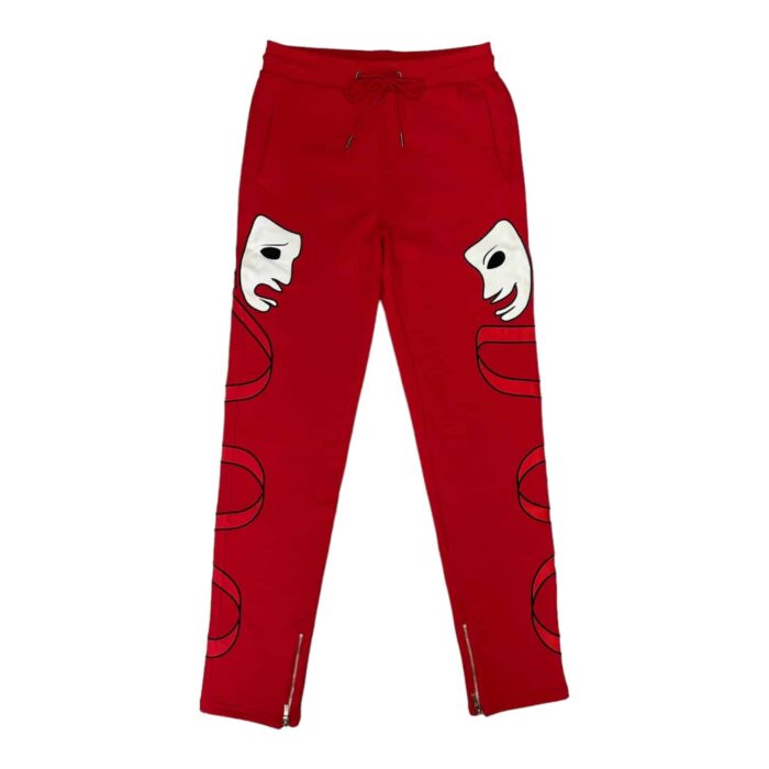 1st Laugh Now Cry Later Sweatpants – Red