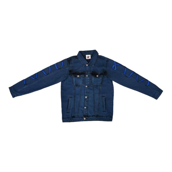 Stone Wash Denim Jacket – Blue